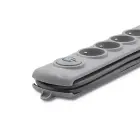 Qoltec Surge protector | 5 sockets | 1.8m | Grey — Foto 6