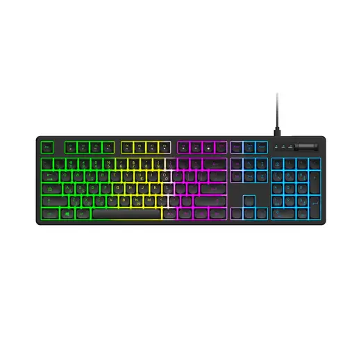 Wozinsky WKG-200 rainbow membrane gaming keyboard with scroll wheel - black Foto 4
