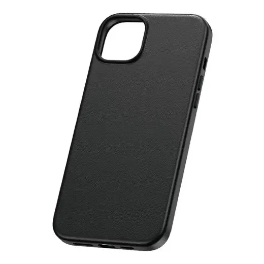 Phone Case for iPhone 15 Plus Baseus Fauxther Series (Black) Foto 2