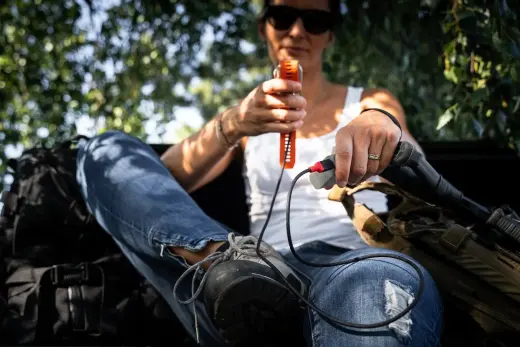 Tactical Recce 3:20 cable for Apple Watch Black|Red Foto 2