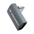 Wozinsky WPKF-01 USB-C - USB-C 40Gb|s 240W 8K OTG Angled Adapter - Gray Фото num