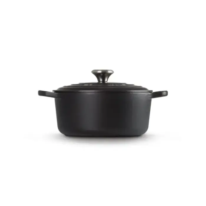 Le Creuset Чугунная кастрюля круглая Ø26см / 5,3л мат черный Фото num