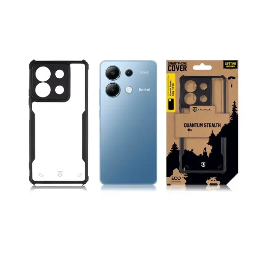 Tactical Quantum Stealth Cover for Xiaomi Redmi Note 13 5G Clear|Black Фото num