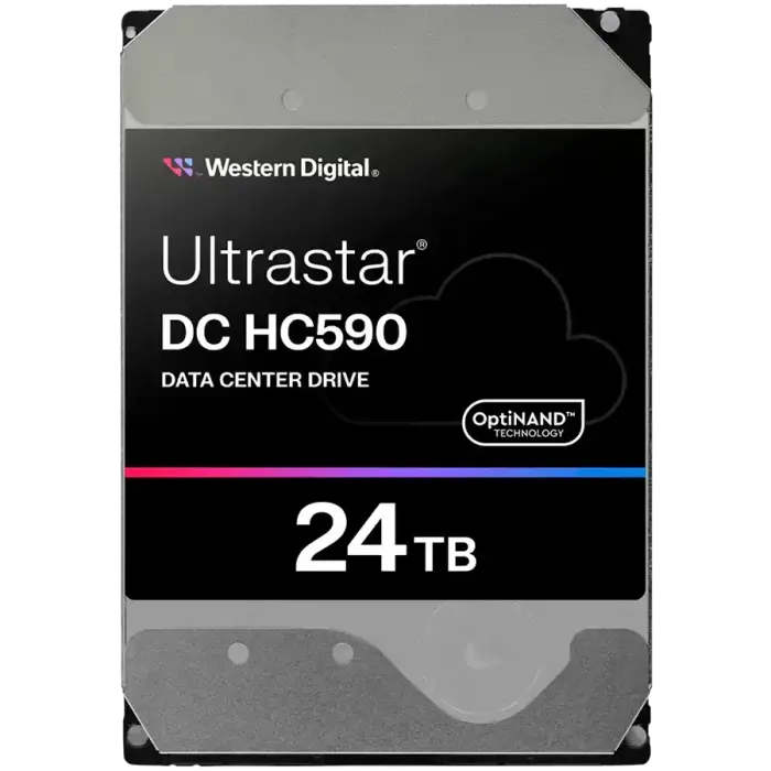 HDD Server WD/HGST ULTRASTAR DC HC590 (3.5’’, 24TB, 512MB, 7200RPM, SATA 6Gb/s, 512E SE NP3) SKU: 0F65684