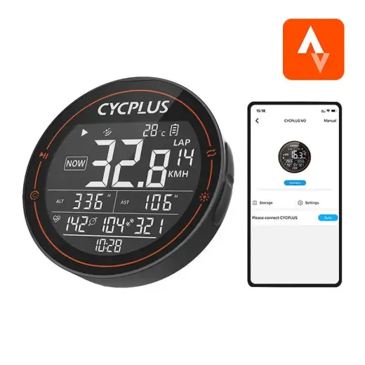 Cycplus M2 bicycle computer - compatibile with Strava, Trainingpeaks etc. Фото num