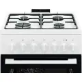 Electrolux gāzes plīts ar elektrisko cepeškrāsni, 50cm, balta Фото num