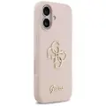 Guess Silicone Big 4G Script Case for iPhone 17 Pink Foto 4