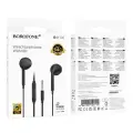 Borofone Earphones BM100 Fuente with microphone black Фото num