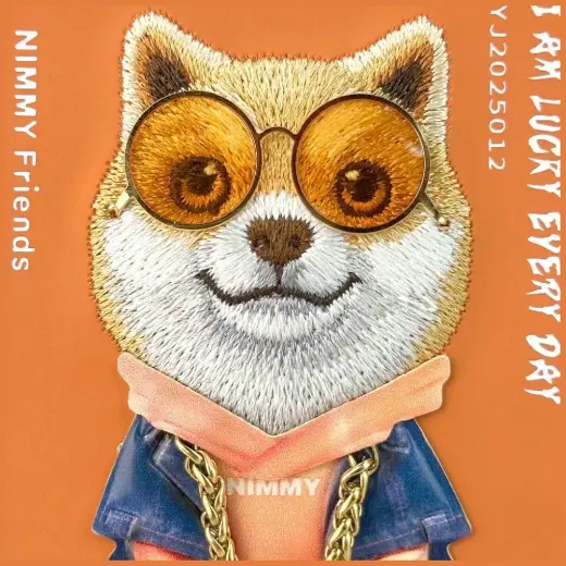 Etui Nimmy Glasses Cool Dog do iPhone 17  Pro Max pomarańczowy Foto 6