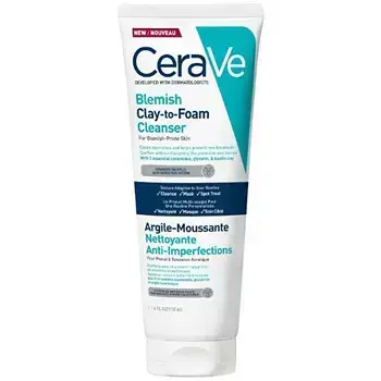 CeraVe Blemish Clay to Foam Blemish Cleanser - Čisticí krém 118ml