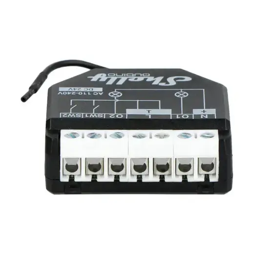 Shelly Qubino Wave2PM Controller, 2-channel, Z-Wave (Power measurement) Foto 4
