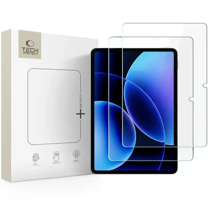 SZKŁO HARTOWANE TECH-PROTECT GLASS FIT+ 2-PACK XIAOMI PAD 7 / 7 PRO / 8 / 8 PRO 11.2 CLEAR