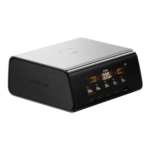 EcoFlow RAPID Pro 320W docking station, 4xUSB-C, 1xUSB-A, GaN Фото num