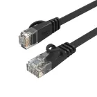 Orico PUG-C7B Ethernet LAN network cable | Cat7 | flat | 10Gbps | 8m | black — Photo 1