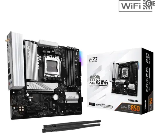 Motherboard B850M PRO RS WIFI AM5 4DDR5 mATX Photo