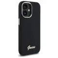 Guess GUHCP16SSMBSLK iPhone 16 6.1" black hardcase Silicone Script Metal Logo & Frame Foto 4