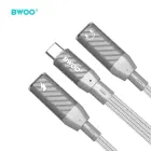 BWOO 2 in 1 Adapter  2 Type C ports to 3.5MM Jack BZ68 Foto 3