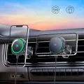 Wozinsky WCT5-Q6S2Y Car Holder with Qi|MagSafe 15W Inductive Charger for Ventilation Grill with Fan - Black Foto 8