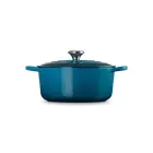 Le Creuset Cast iron pot round Ø26cm / 5,3L blue Photo