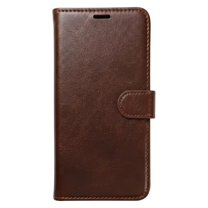Smart Luxe ādas grāmatveida maciņš telefonam iPhone 17 Pro Max | iPhone 18 Pro Max brūns