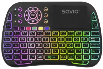 Klaviatūra Savio ARGB Mini Bluetooth  + 2.4 GHz Black Фото num
