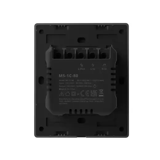 Išmanusis Wi-Fi sieninis jungiklis Sonoff M5-1C-80 Фото num