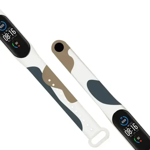 Strap Moro band for Xiaomi Mi Band 3 / 4 silicone strap watch bracelet pattern 12 Foto 3