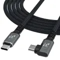 Wozinsky WPS2-UY41S USB-C Thunderbolt 4 240W Angled Cable 2m - Black Foto 1