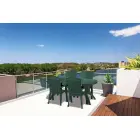 Dārza krēsls Santorini tumši zaļš Foto 2