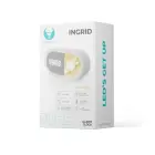 Alarm clock with LED Bunny night light PURE FNL-05 INGRID white long Forever Light Photo