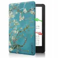 Tech-Protect SmartCase case for Kindle Paperwhite V | 5 | Signature Edition - blue with sakura flowers Фото num
