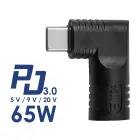 Plug for Notebook Adapter Akyga AK-ND-D13 65 W 4.5 x 0.6 mm | USB-C Foto 4