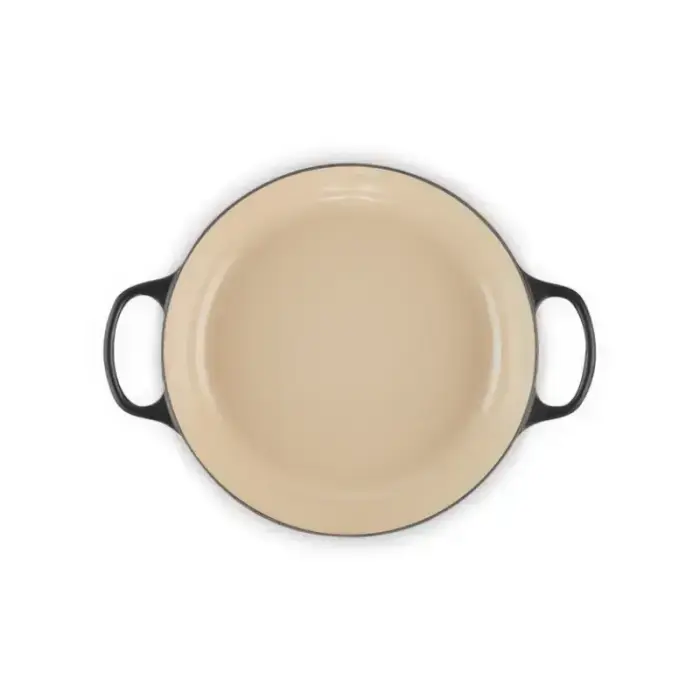 Cast iron shallow pot 30cm / 3,5L mat black Photo