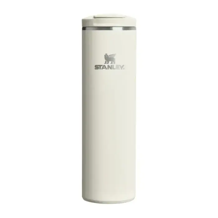 Termokrūze The Transit Fliptop Mug 0,59L glancētā krēmkrāsā