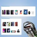 Wozinsky 65W Car Charger USB-C PD 65W | USB-A 45W QC 3.0 - Black Foto 9