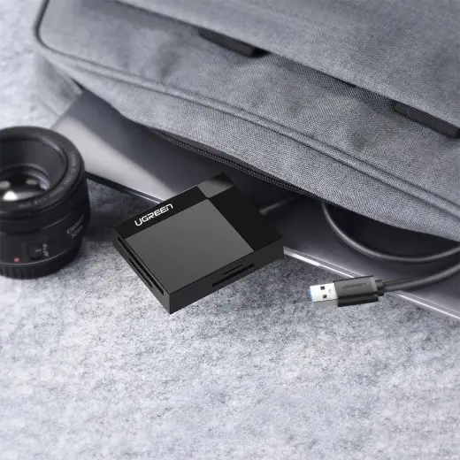 Ugreen USB 3.0 SD | micro SD | CF | MS card reader black (30231) Foto 5