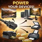 Qoltec Power cable SCHUKO | IEC C13 | CEE 7/7 | 3x0.75mm² | Pure copper Cu | 2m Фото num