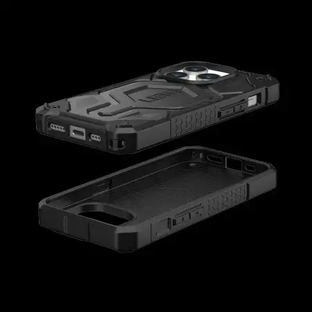 UAG Monarch Pro - protective case for iPhone 15 Pro, compatible with MagSafe (carbon fiber) Foto 3