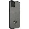 Guess PU Saffiano Triangle  Case for iPhone 13 mini Silver — Foto 4