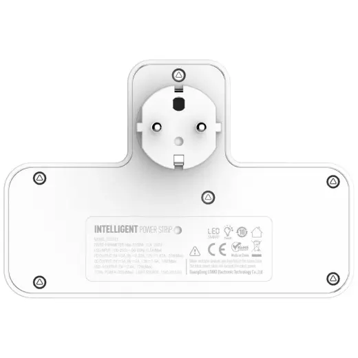 Listwa zasilająca Beline                  z podświetleniem LED 2xUSB-A|USB-C|2xAC biały Photo