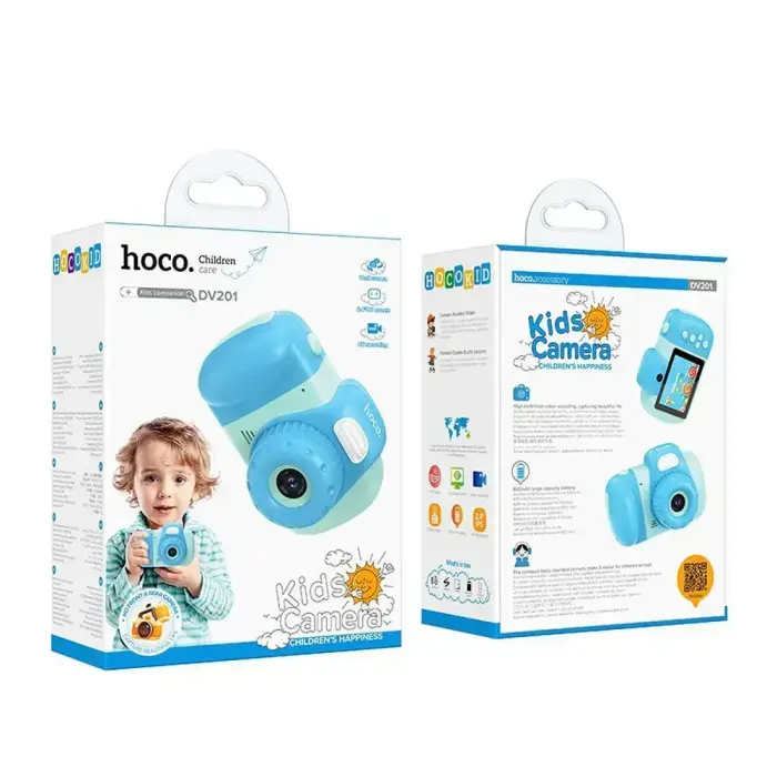 Digital kids camera Hoco 2MP 2,4" Full HD DV201 blue Foto 7