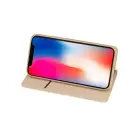 Smart Book MAGNET grāmatveida maciņš telefonam iPhone 12 Pro Max zelta krāsā — Foto 4