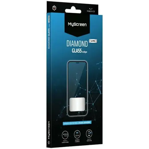Szkło hartowane MyScreen Diamond Glass    Edge Lite FG do Realme P3 Lite 5G czarny