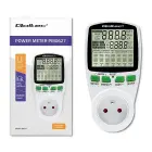 Qoltec Power meter PM0627 with history | 3680W | 16A | LCD Photo