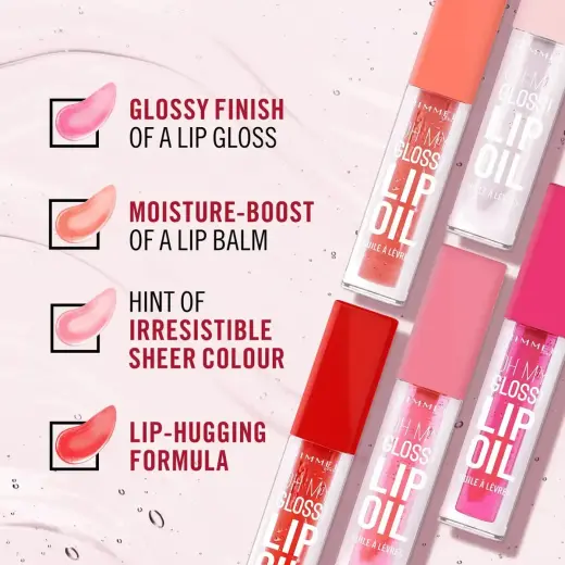 Debenhams Oh My Gloss Lip Oil 6Ml in Pink Flush Foto 3