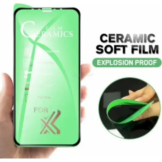GoodBuy Clear Ceramic Glass full coveraged with frame tempered glass for phone Samsung Galaxy A02S | Samsung Galaxy A03S black Photo
