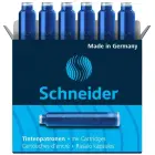 Tintes kapsulas SCHNEIDER spalvu pildspalvām  6gab., zilas Foto 2