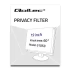 Qoltec Privacy filter 19" | 5:4 | Eye protection | for monitor Foto 3