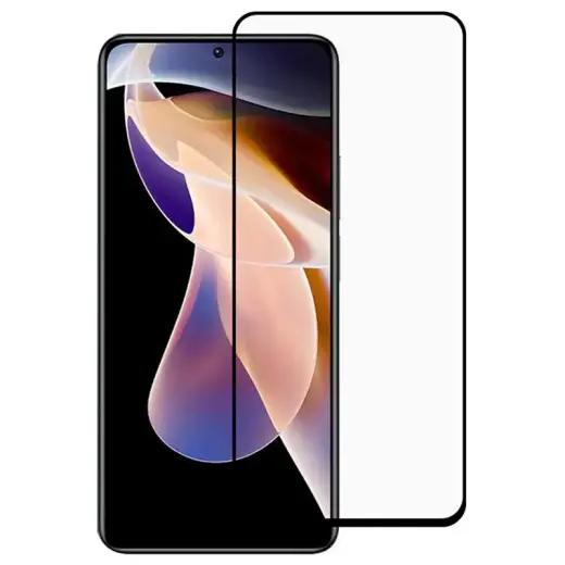 Fusion full glue 5D защитное стекло для экрана Xiaomi Redmi Note 14 4G|14 5G черное