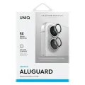 Uniq Optix Aluminum Camera Lens Protector iPhone 16 6.1" | 16 Plus 6.7" white shimmer camera lens glass with applicator Foto 2